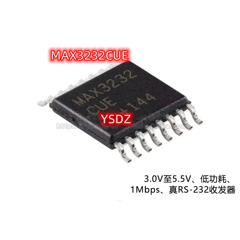 10-100 шт. MAX3232 MAX3232CUE + T TSSOP16 новинка фотографический трансивер коммутатор