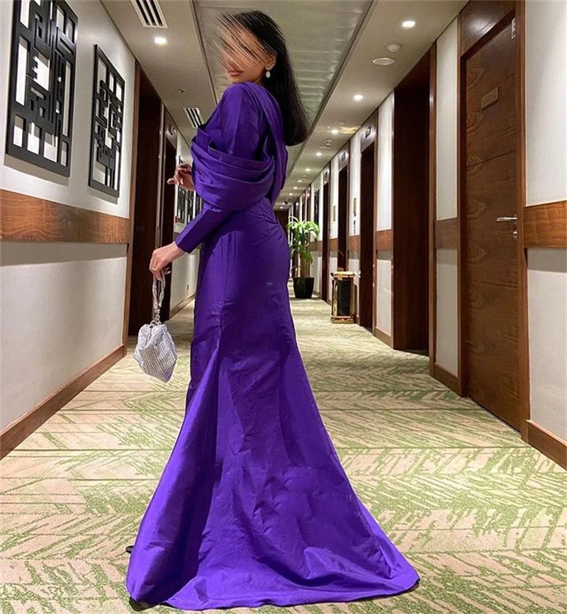 

O-Neck Sweep Train Exquisite Brush Train Formal Dress Women Elegant