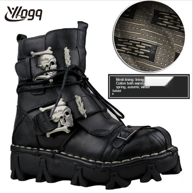 Men Genuine Leather Work and Safety 
