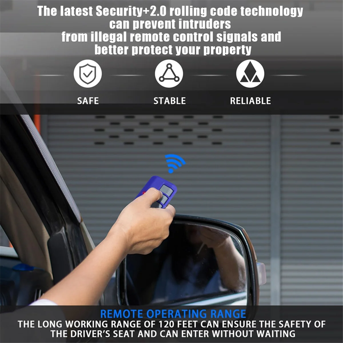 Универсальный пульт для открывания Гаражных дверей 3 кнопки 893LM