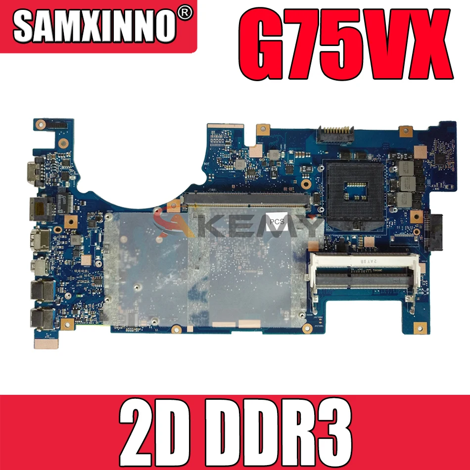 Оригинальная материнская плата для ноутбука 60-N2VMB1501-B07 ASUS G75VW 2D разъем DDR3