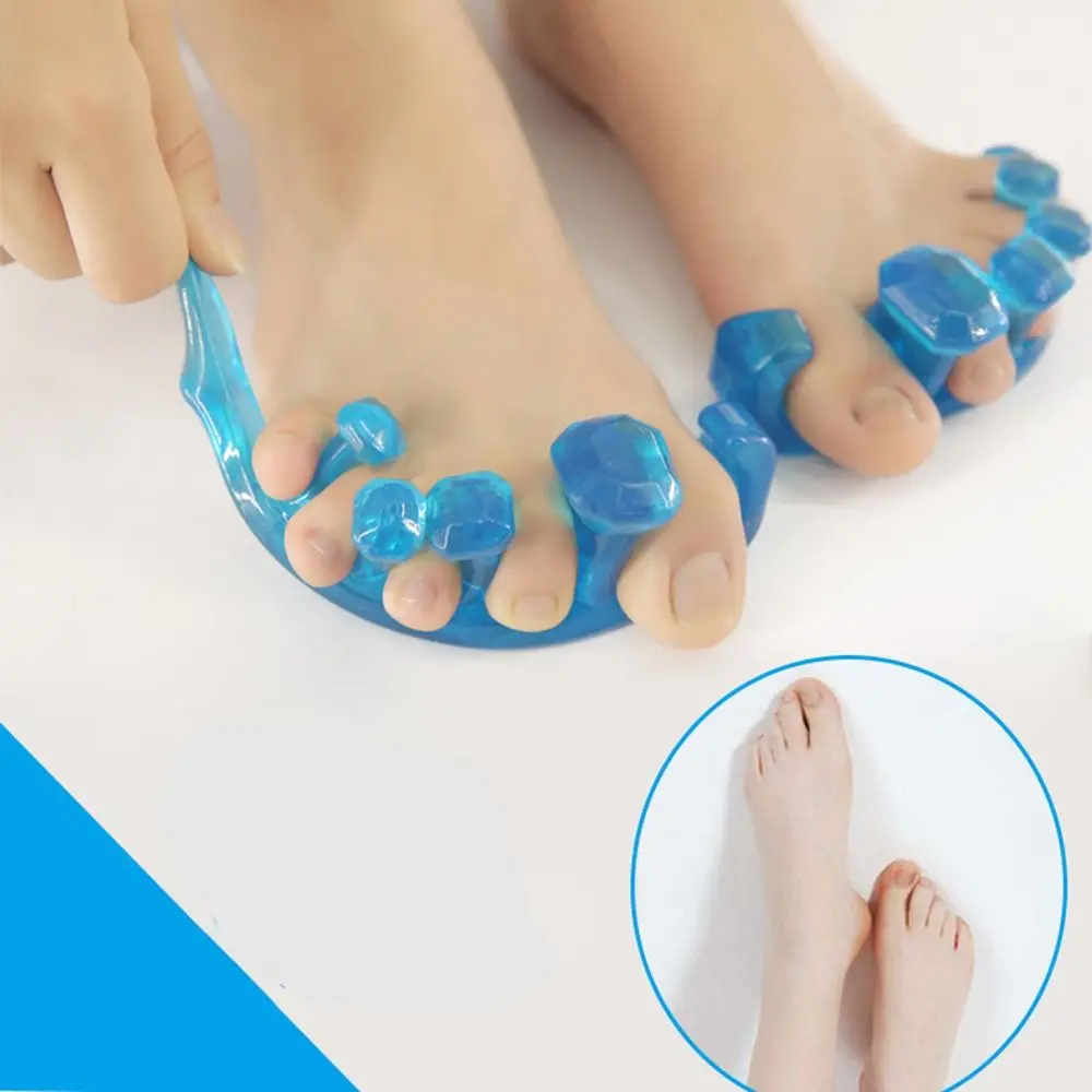 

Разделители пальцев ног из мягкого силикона износостойкие моющиеся портативные Многоразовые Ортопедические корректоры вальгусной деформации для мужчин