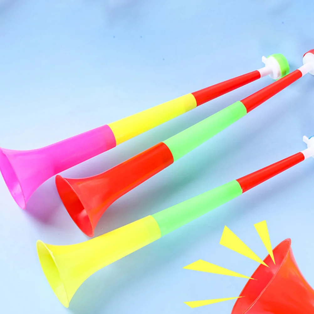 

7 Pcs Children's Trumpet Props Noise Maker For Sporting Events Party The Gift Retractable Makers Plastic Toddler Kids Toy
