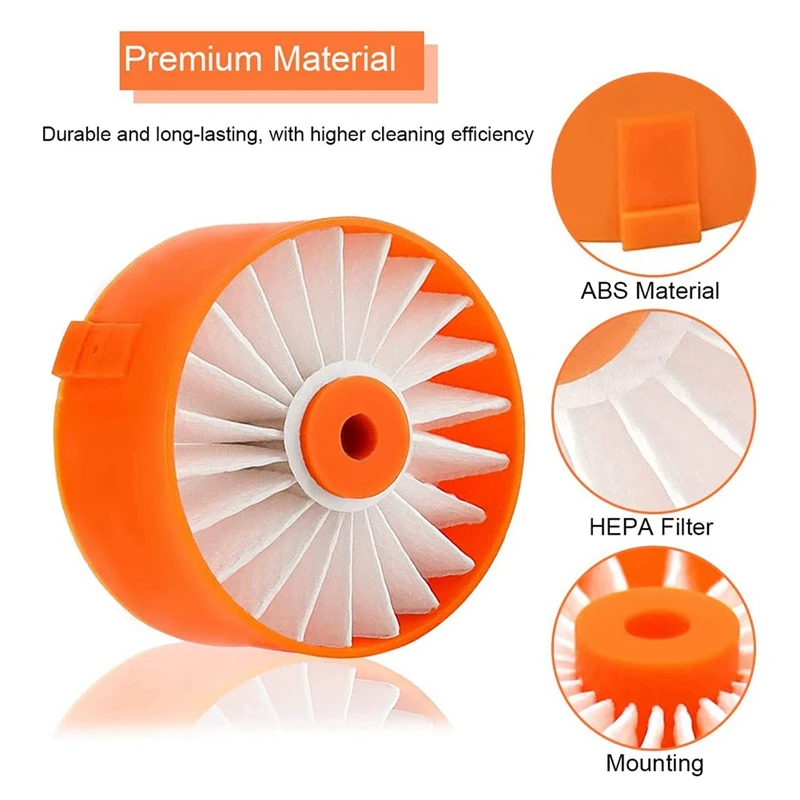 HEPA-фильтры запасные части детали робота-пылесоса совместимые с Black Decker BSV2020G BSV2020P