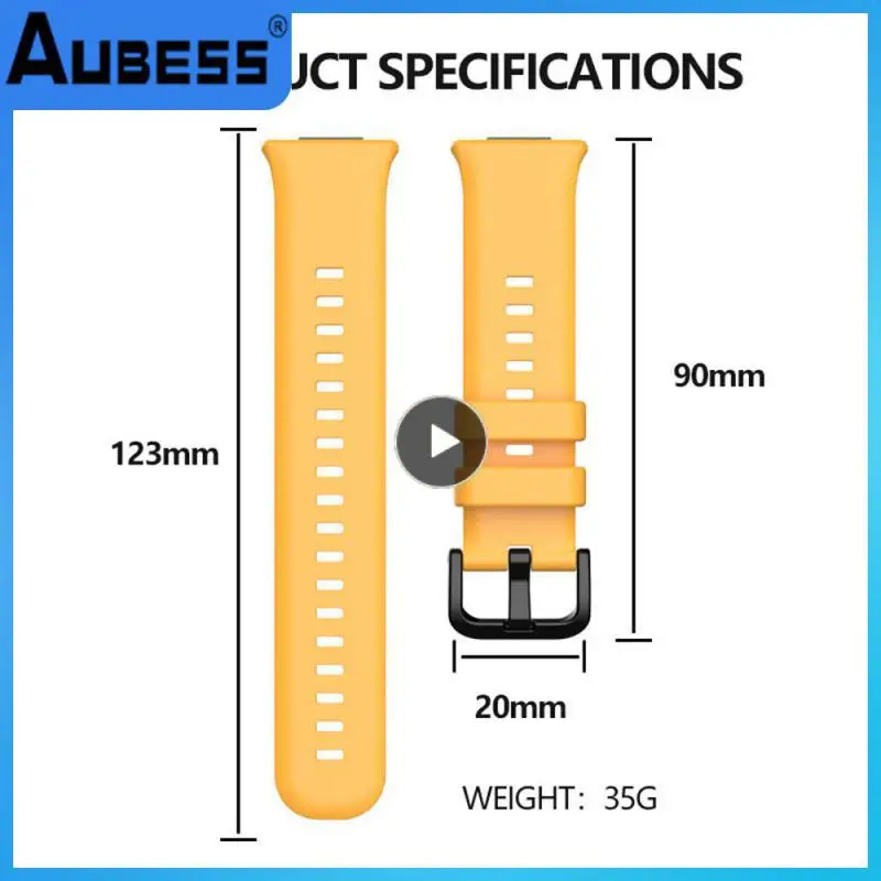 

Replacement Bracelet Durable 1 Pcs Smooth Watchband Comfortable Stable Sports Fitness Bracelet Office Accessories Portable