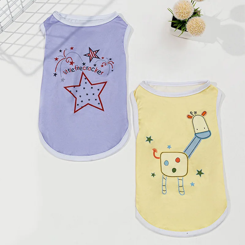 

Новый хлопковый жилет принцессы с короной, милые повседневные рубашки для щенков, костюм для маленьких собак, одежда для домашних животных, ...