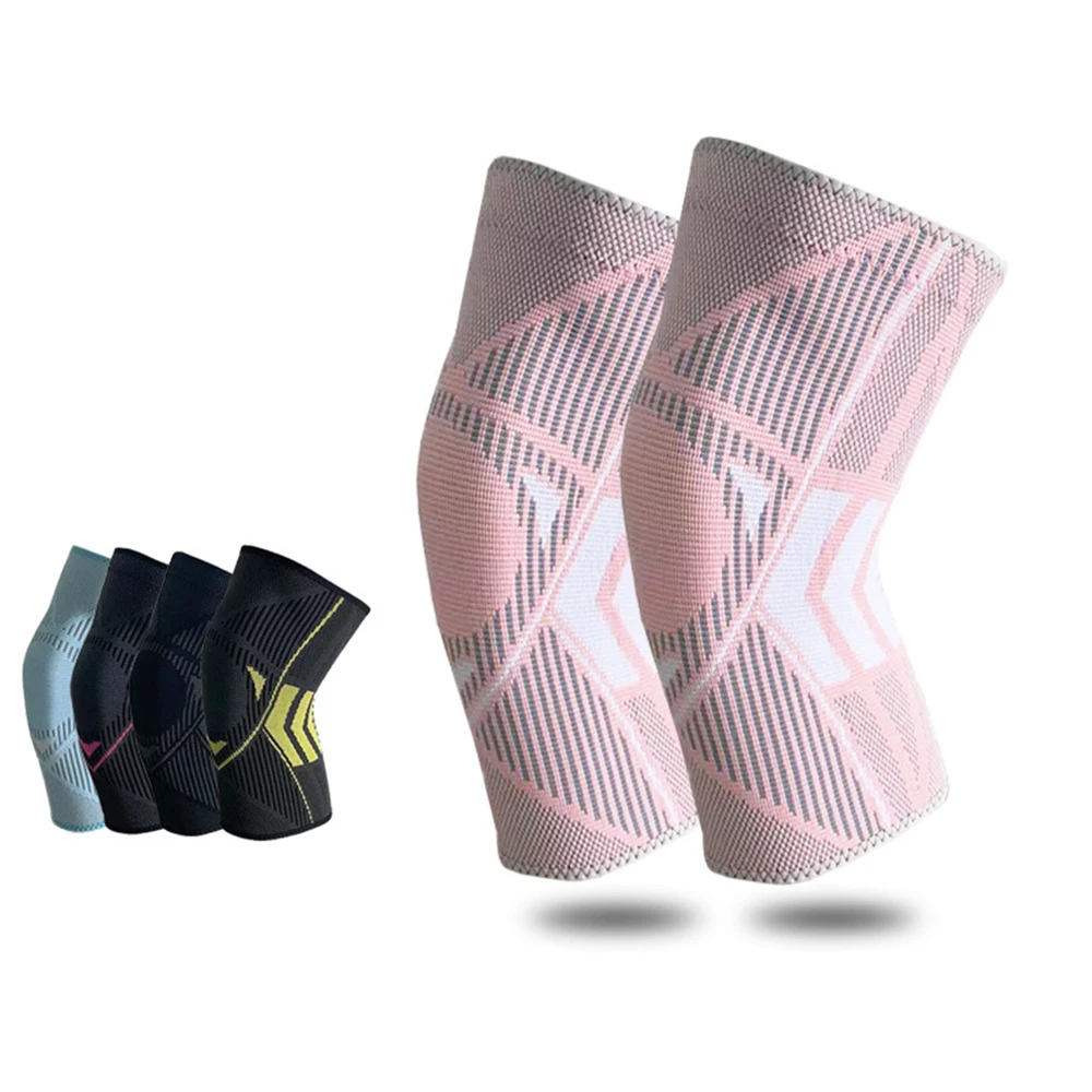 

2PCS Knee pads Men Women Compression Knee Support Fitness Breathable Kneepad Basketball Volleyball Knee Support Brace