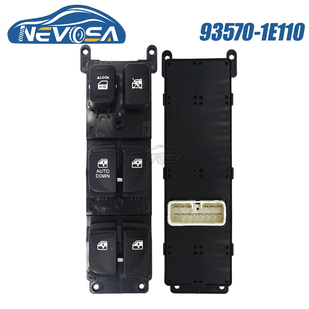 NEVOSA 93570-1E110 93580-1E000 левый передний переключатель стеклоподъемника задняя кнопка