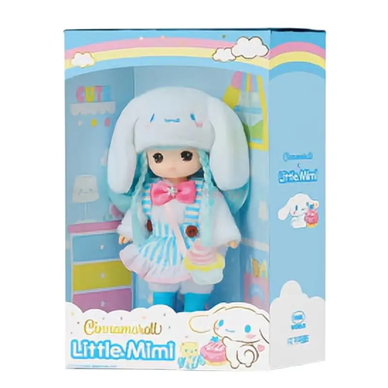 Маленький мини-персонаж Saniro Hello плюшевый котенок Kuromi Mymelody Cinnamoroll помпон Purin кукла
