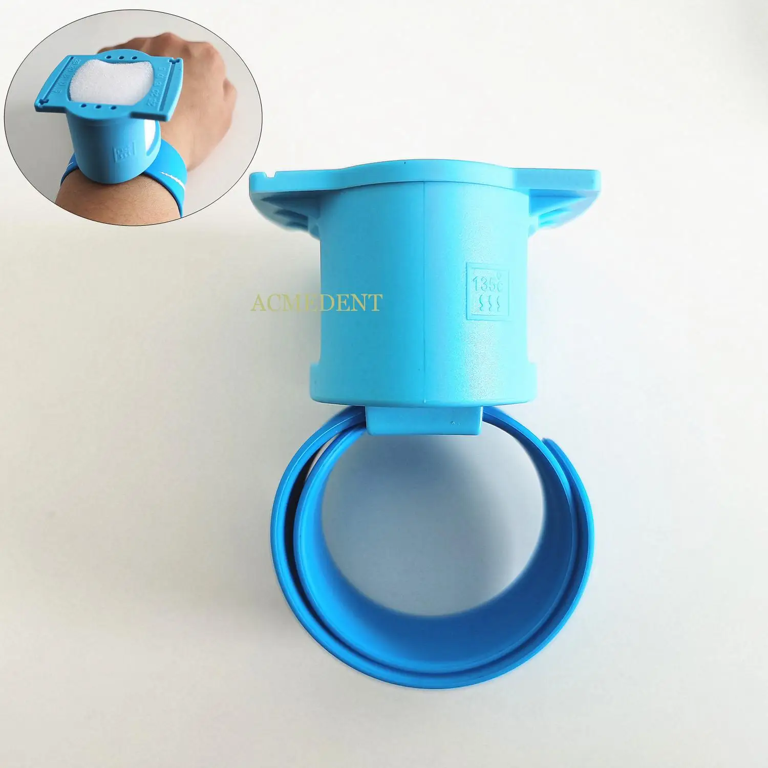 

1Pieces Dental Files Organizer Watch Wrist Measuring Block Hand Rotary File Foam Sky Blue Clean Rotary Hand Files