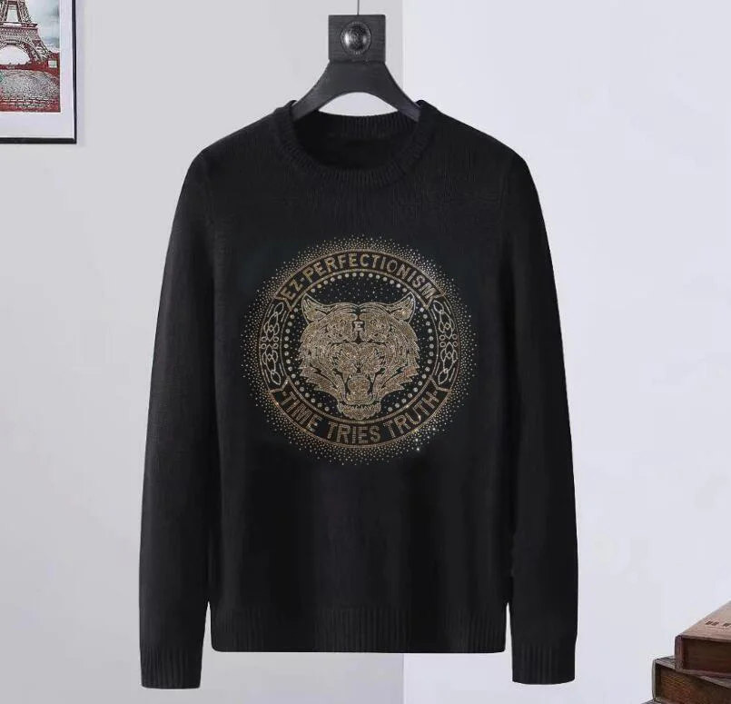 

Rhinestone sweaters men's gifts 2023 Men's Designer