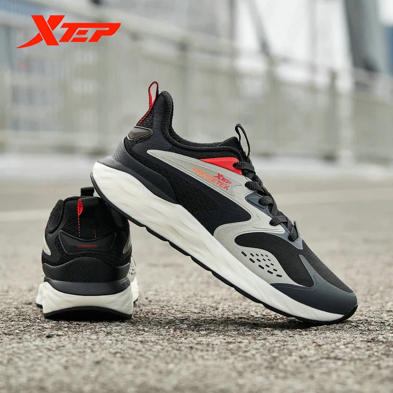 Xtep Men's Running Shoes Winter Male Anti-Slip Shock Absorption Sports Sneakers Men Lace-UP Leisure Shoe Spring 880419116612