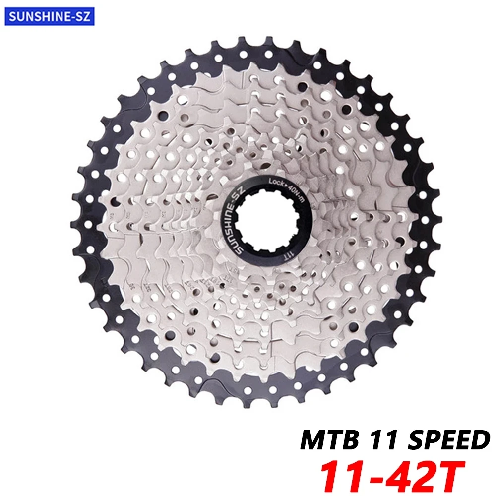 

Кассета SUNSHINE MTB 11 скоростей 11-42T 11 S 22S 33S маховик для горного велосипеда 11 в K7 Звездочка детали для M7000M8000 M9000 X1 X01 NX XX1