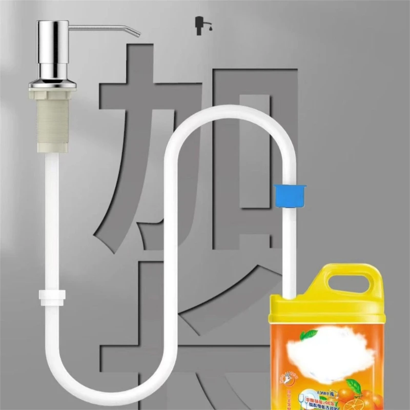 SAMODRA Kitchen Sink Soap Dispenser - Black/Gold/Chrome