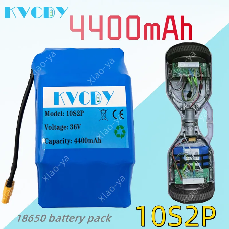 

KVCDY 100%original 18650 lithium battery pack10S2P, 36V 4400mAh, 18650inner core, suitable for twisting car, balance car battery