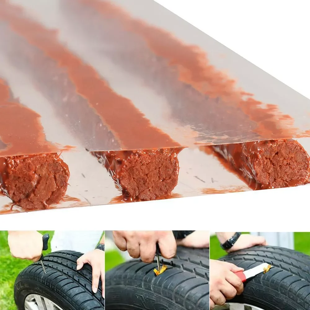 

moto Scooter Bike Automobile Motorcycle car Tubeless Tyre Repairing Rubber Strips Tire Repair Sealer Tool Strips
