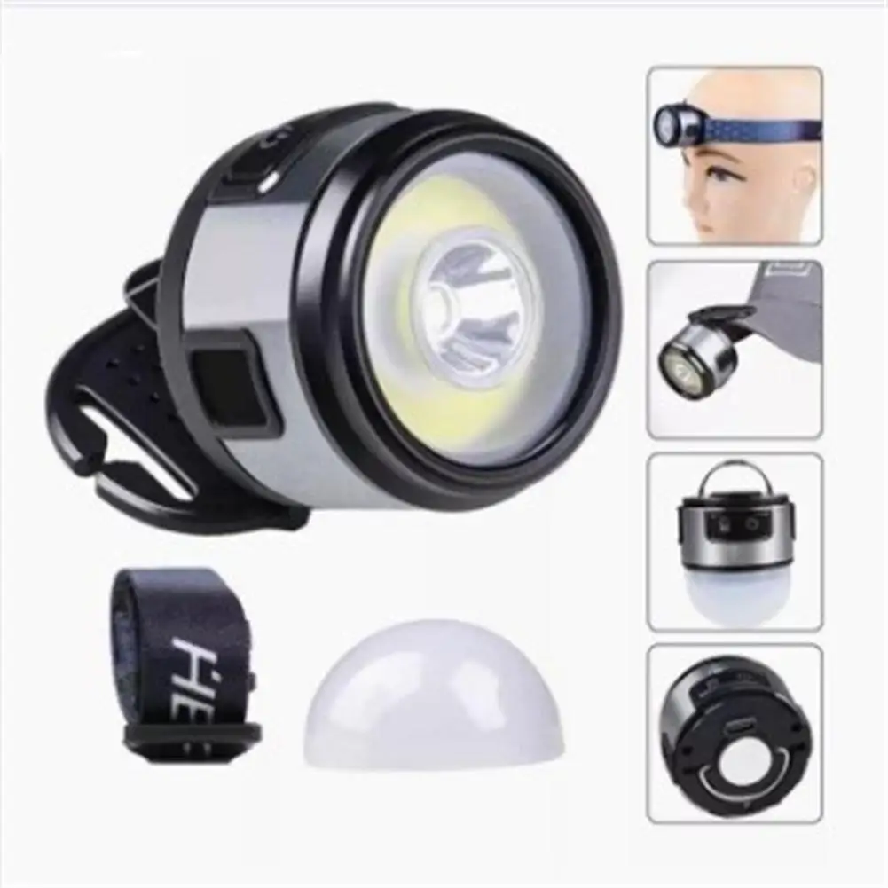 

Led Headlamp 300-400 Lumen Multi-function Cap Clip Light With Strong Magnet For Outdoor Fishing Camping