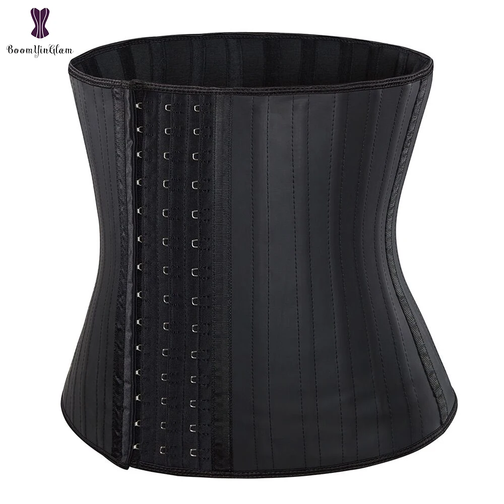 Latex Waist Trainer 25 Steel Bones Women Binders And Shapers Corset Body Shaper Colombian Girdles Slimming Belt
