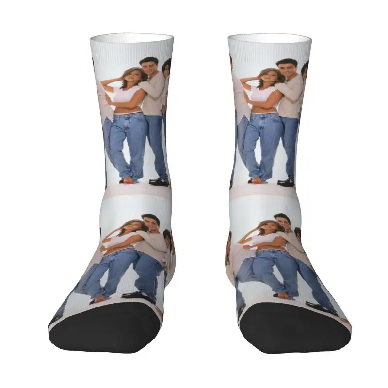 

Модные мужские забавные носки для ТВ-шоу, для друзей, теплые удобные носки унисекс с 3D-принтом