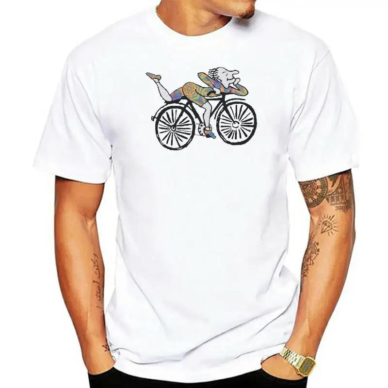 

Bicycle Day T Shirt Dr Albert Hoffmen Lsd Acid Trippy Cool Casual Pride T Shirt Men Unisex New Tshirt Loose Size