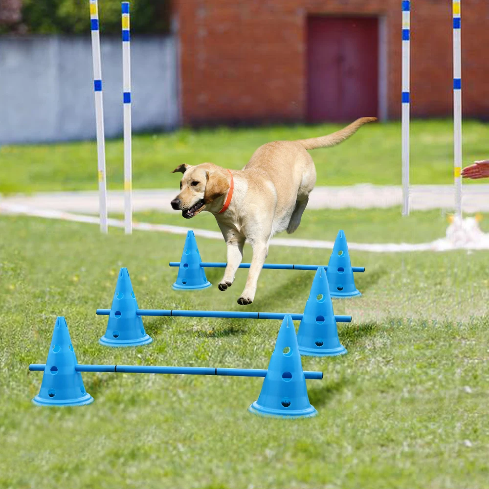

3 Sets Dog Training Equipment Outdoor Pet Dog Exercise Jumping Stakes Sports TrainingDogs Agility Equipment Pet Supplies