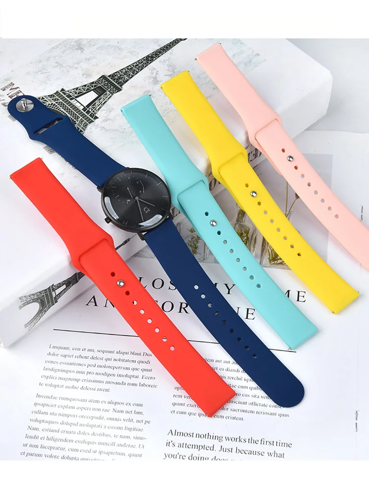 

20mm 22mm Band for Samsung Galaxy Watch 4/5 40mm 44mm/4 Classic/5 Por 45mm Sport correa bracelet HUAWEI watch GT 2e/3/pro strap