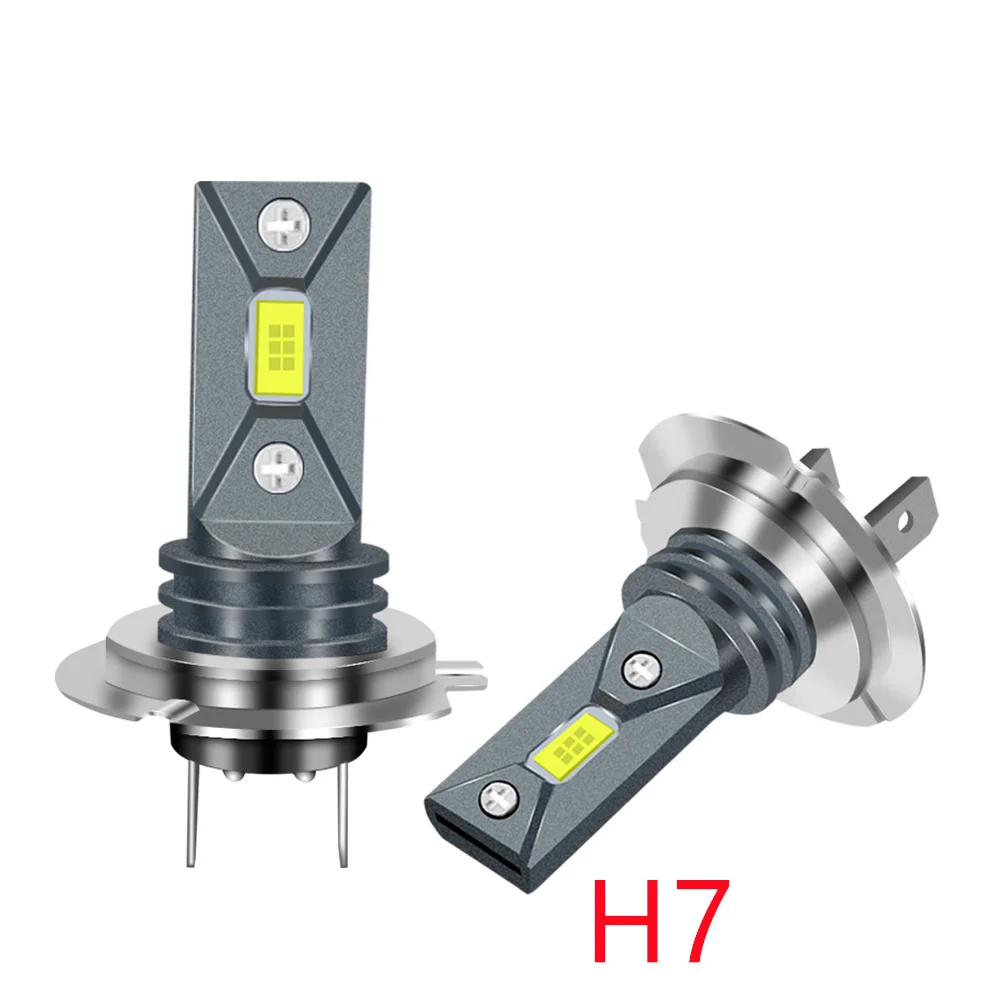 

2 шт., автомобисветодиодный светодиодные лампы H7, H4, H8, H9, H11, HB4, 6000 лм, к