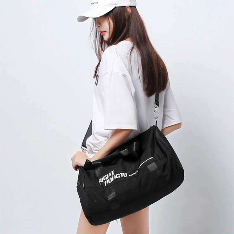 F.DYRAA Outdoor Sports Gym Shoulder Bag Large Waterproof Handbags Black Pink Women Men Outdoor Sports Bags With Shoe Warehouse