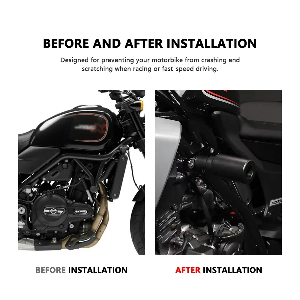 Для x350 X350 23-24 резиновая защита от падения для мотоцикла стержень аксессуары