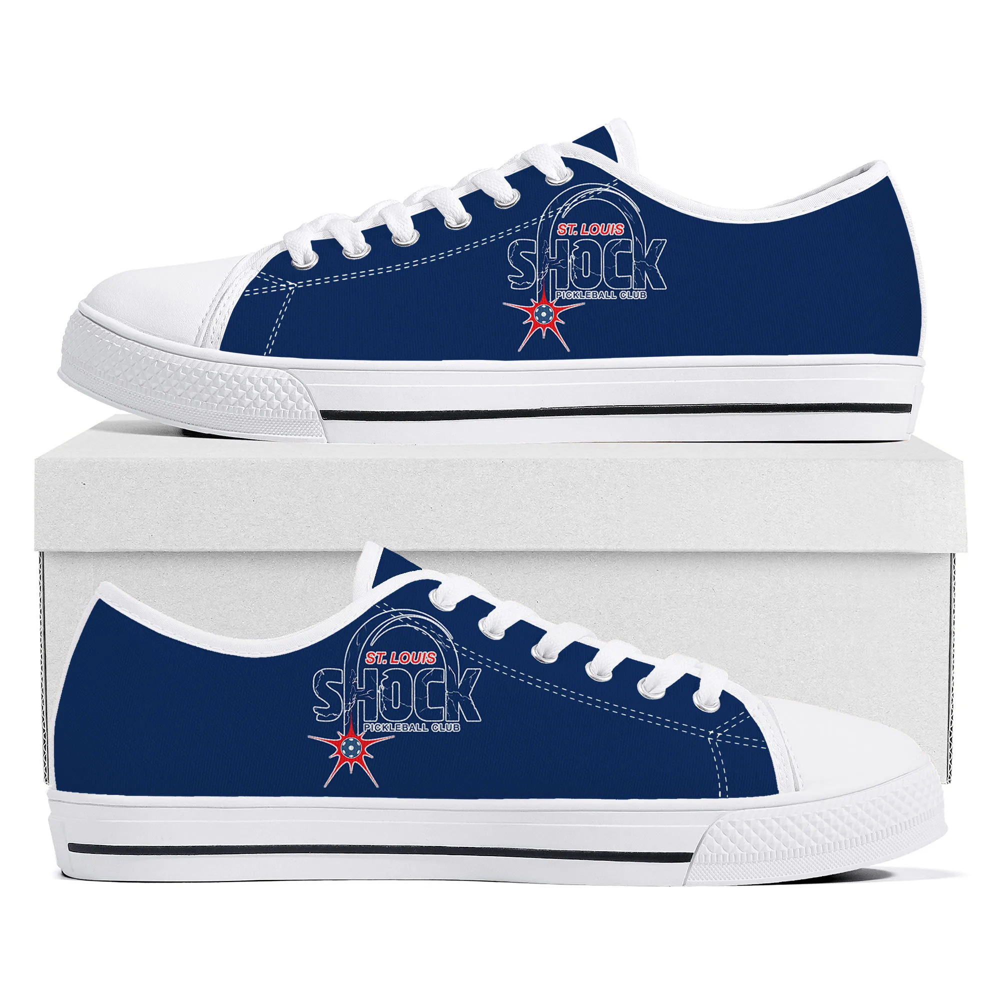 

SHOCK pickleball Low Top Sneakers Mens Womens Teenager Canvas High Quality Sneaker Casual Custom Made Shoes Customize DIY Shoe