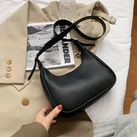 fashion shoulder bags for women 2021 casual crossbody bags for women pu leather solid color simple handbags womens bag