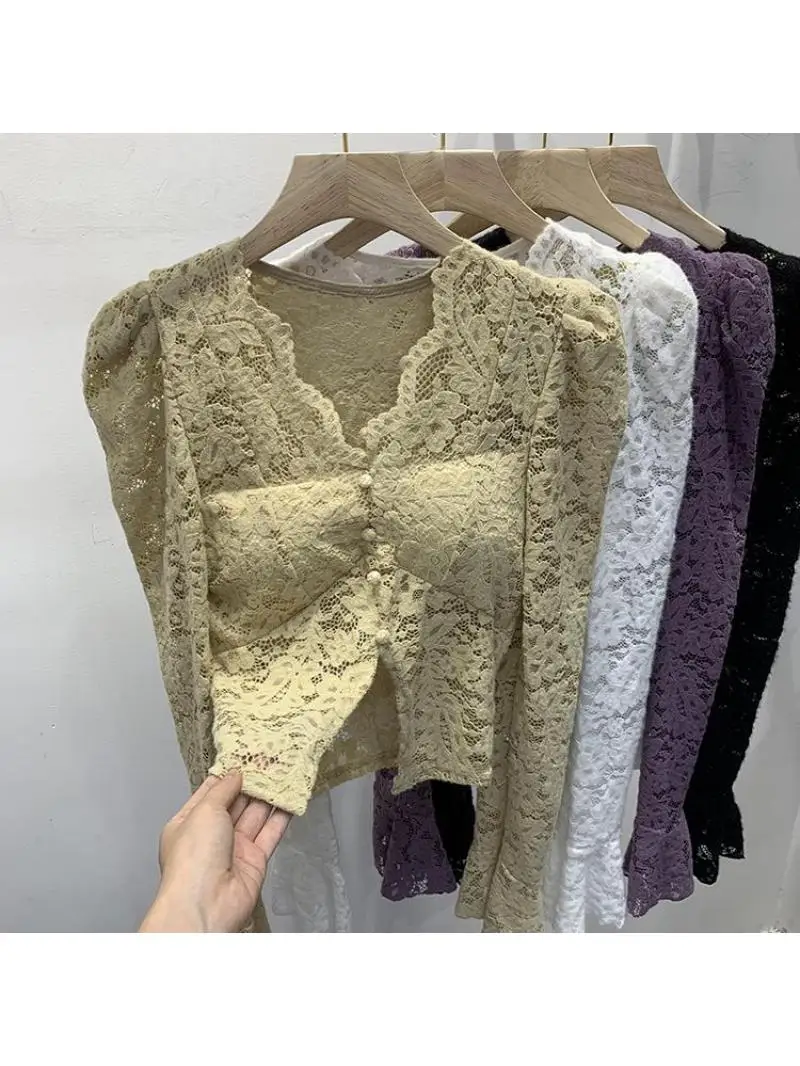 

2023 Autumn Woman Clothes Korean Autumn Clothes Clothing Female Women's Blouse Old Money Style Women Top For Women Clothing