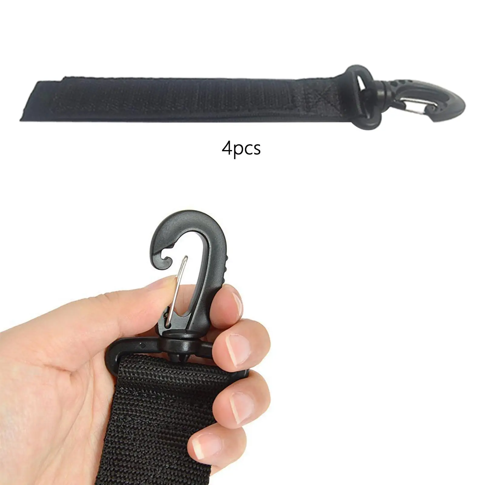 

4Pcs Kayak Paddle Holder Strap Fishing Rod Accessories Durable Storage for