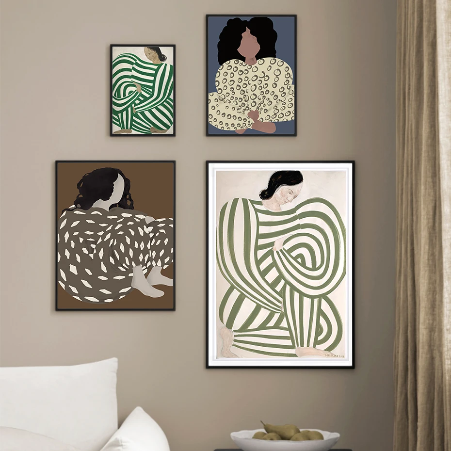 Абстрактная картина София Линд на холсте