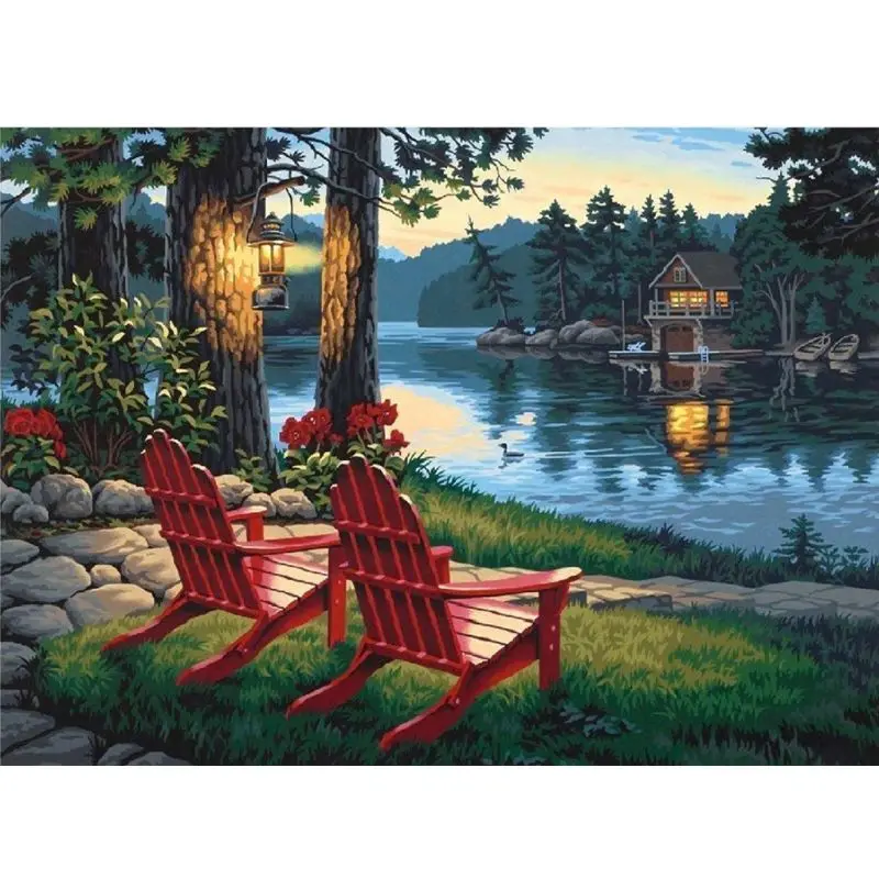 

Набор для вышивки крестиком 5D с изображением стула