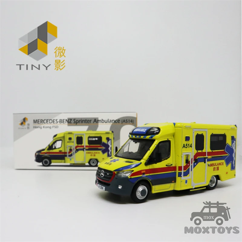 

Tiny 1:76 Sprinter FL Fire Department Ambulance (A514) Diecast Model Car