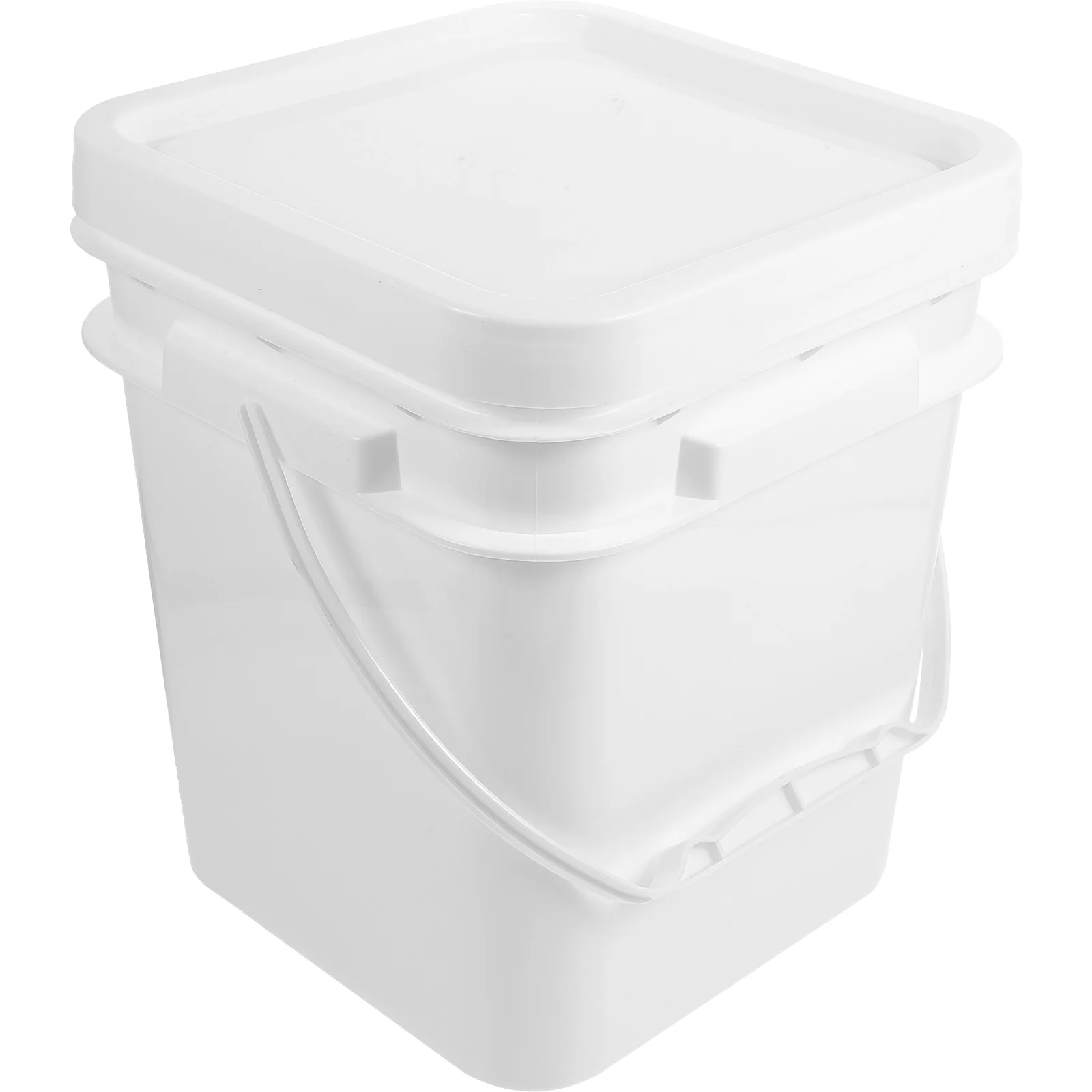 

Food Container Bucket Small Lid Cover Plastic Square Pp Buckets Painting Bin Favor Containers