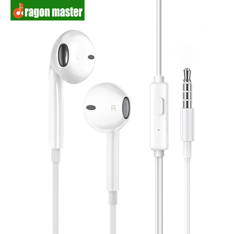 

Проводные наушники Dragon Master 3,5 мм, спортивные наушники-вкладыши, спортивные наушники-вкладыши, гарнитура с микрофоном, музыкальные наушники ...