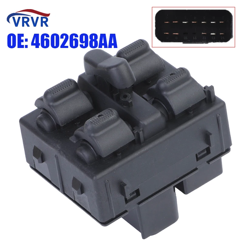 

VRVR 4602698AA Power Master Window Switch 4602698AB 4602698AC 4602698AD 4602698AE For 2006- 2010 Chrysler PT Cruiser