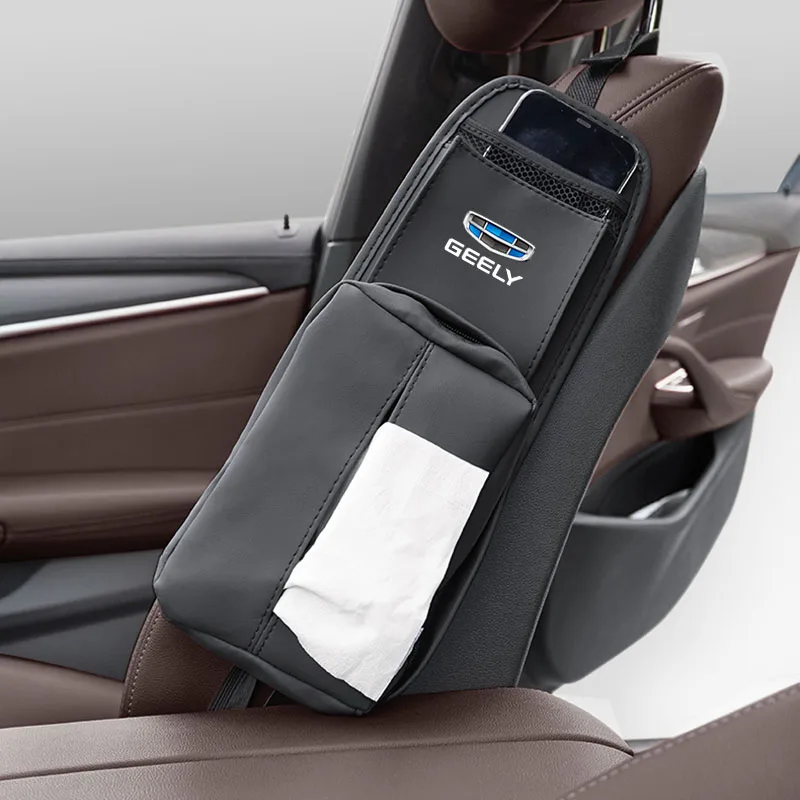 Автомобильное сиденье, боковая подвесная сумка, многокарманный органайзер, держатель для Geely Геометрия C Coolray GX3 Binray LC Panda Emgrand EC7 X7