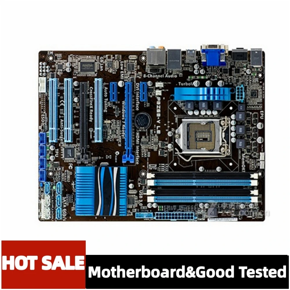 

P8Z68-V LE Desktop Motherboard Z68 Socket LGA 1155 i3 i5 i7 DDR3 32G ATX UEFI BIOS Mainboard On Sale