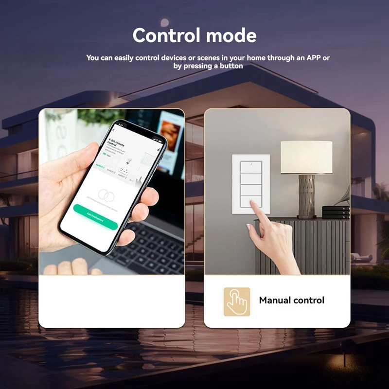 Беспроводной 4-клавишный переключатель сцен Tuya Zigbee управление приложением Smart Life
