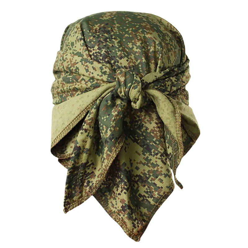 

Russian EMR Camouflage Turban Hat Army Fan Special Forces Tactical Sports Bandana Triangular Shawl BARS Riding