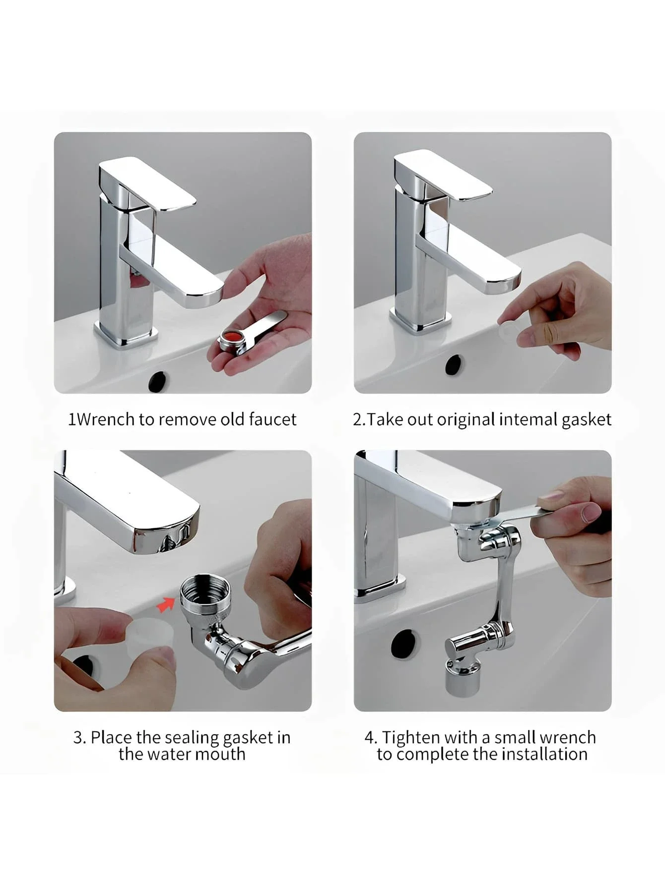 Насадка для крана вращающаяся на 1080 ° 22/24 мм