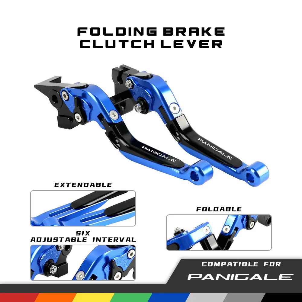 

CNC Motorcycle Brake Clutch Handle Levers Adjustable Extendable Folding Lever For DUCAIT Panigale V4 V2 899 959 1199 1299