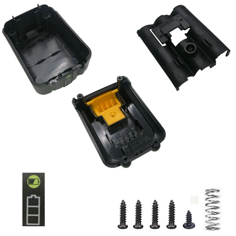 Пластиковая батарея DCB120 для Dewalt 10 8 в 12 В литий-ионная Dcb125 Dcb127