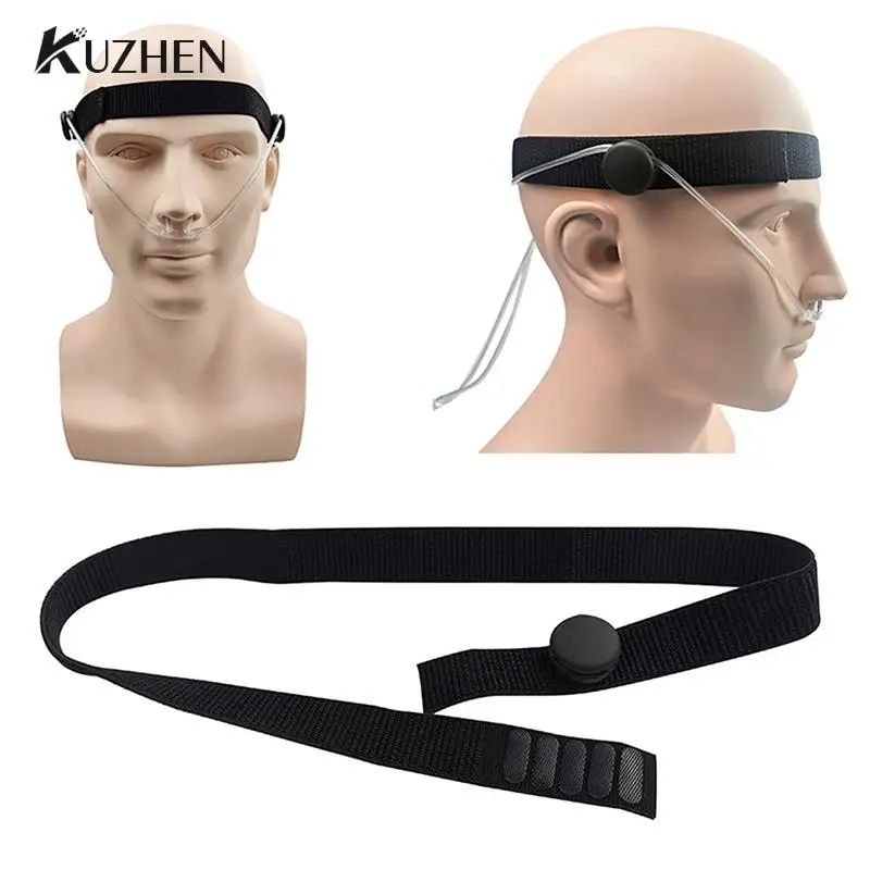 

1PC Nasal Cannula Protector Headband Silicone Lining Stretch Adjustable Prevent Ear Soreness Ear Protector Cannula Holder