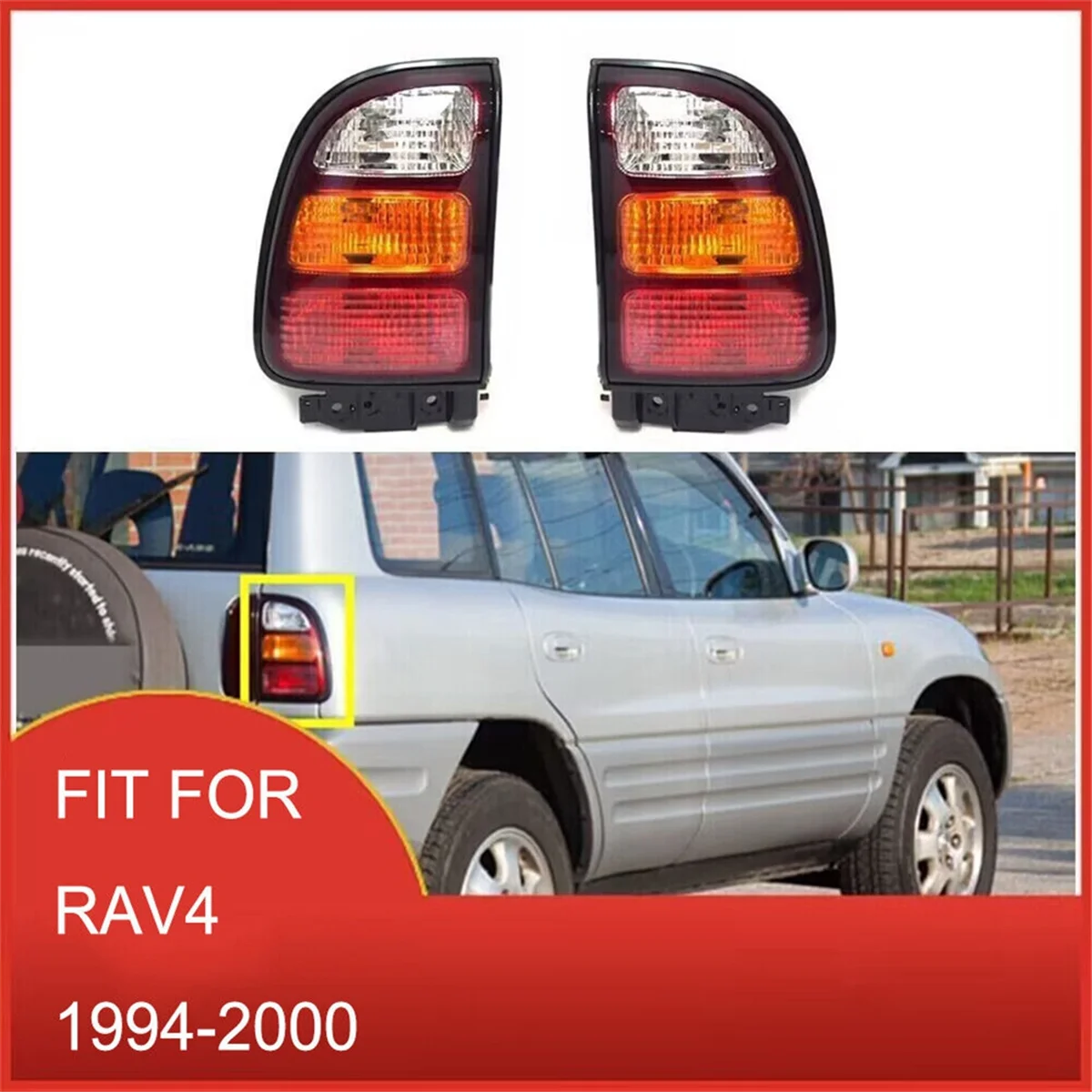 Левый и правый задний фонарь стоп-сигнала 81561-42050 8156042050 Для Toyota RAV4 1994-2000 указателя