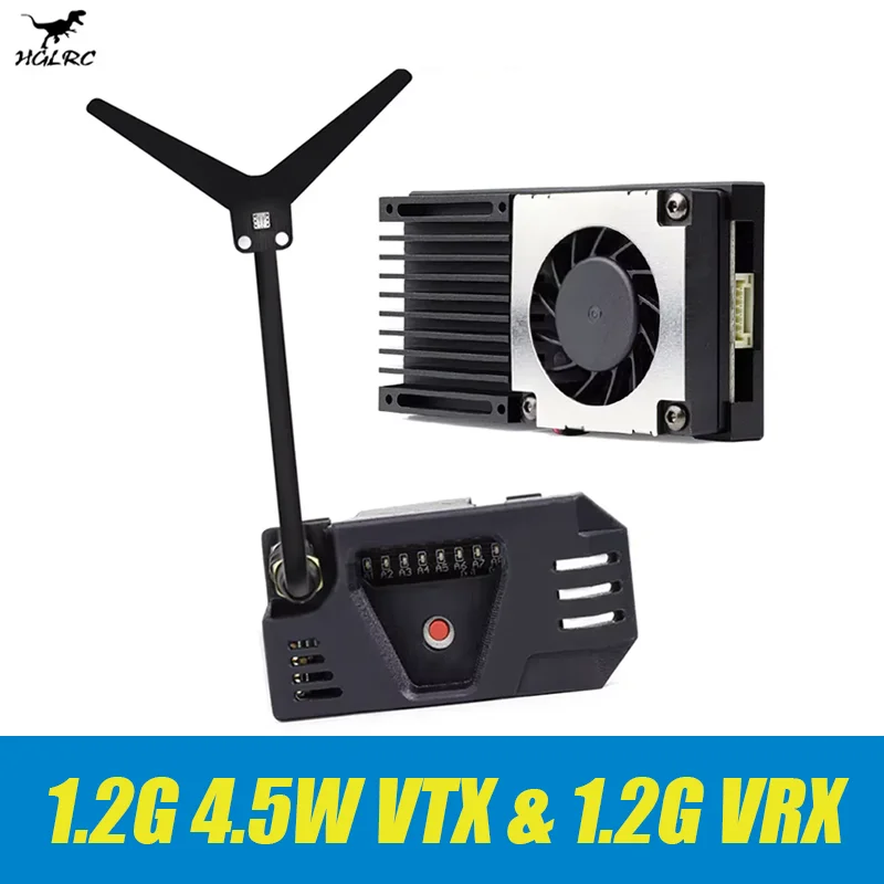 HGLRC ZEUS 1 2 ГГц 4 5 Вт VTX 8CH 25 МВт 800 Переключаемый модуль видеопередатчика 2-8S 2G 8Ch VRX для