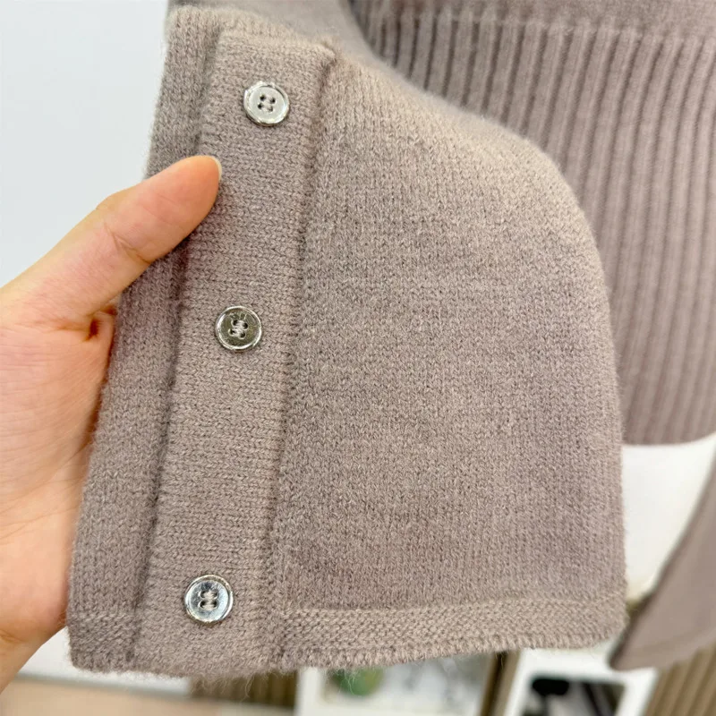 Женский трикотажный свитер с открытыми плечами повседневный элегантный базовый